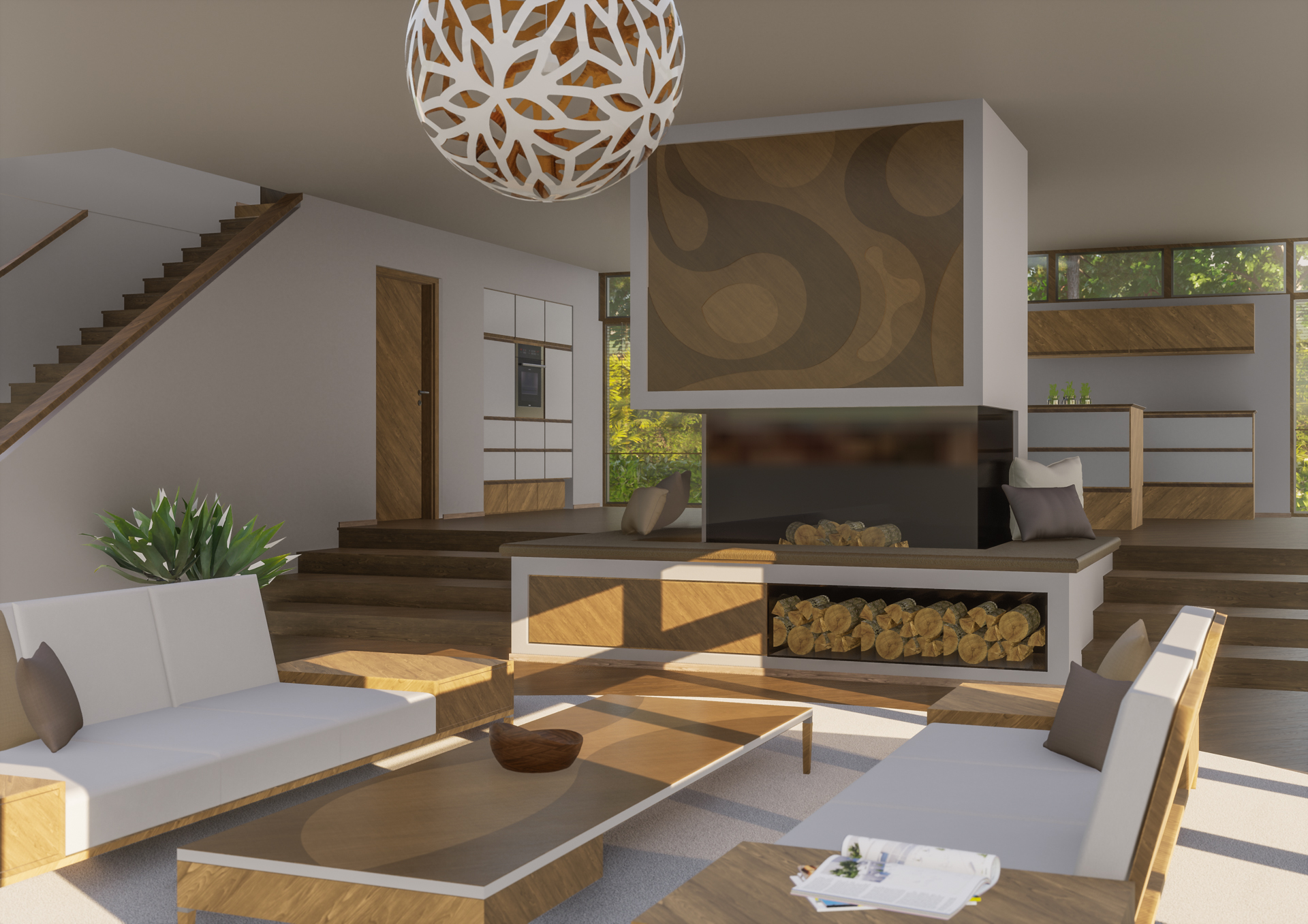Modernes Designerhaus Wohmraum (12)
